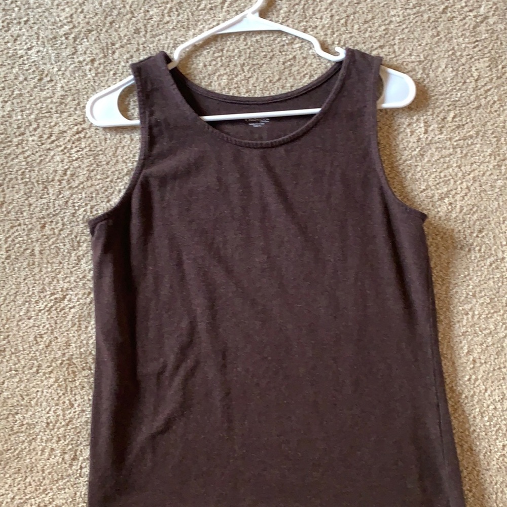Chadwicks of Boston Brown Knit Tank